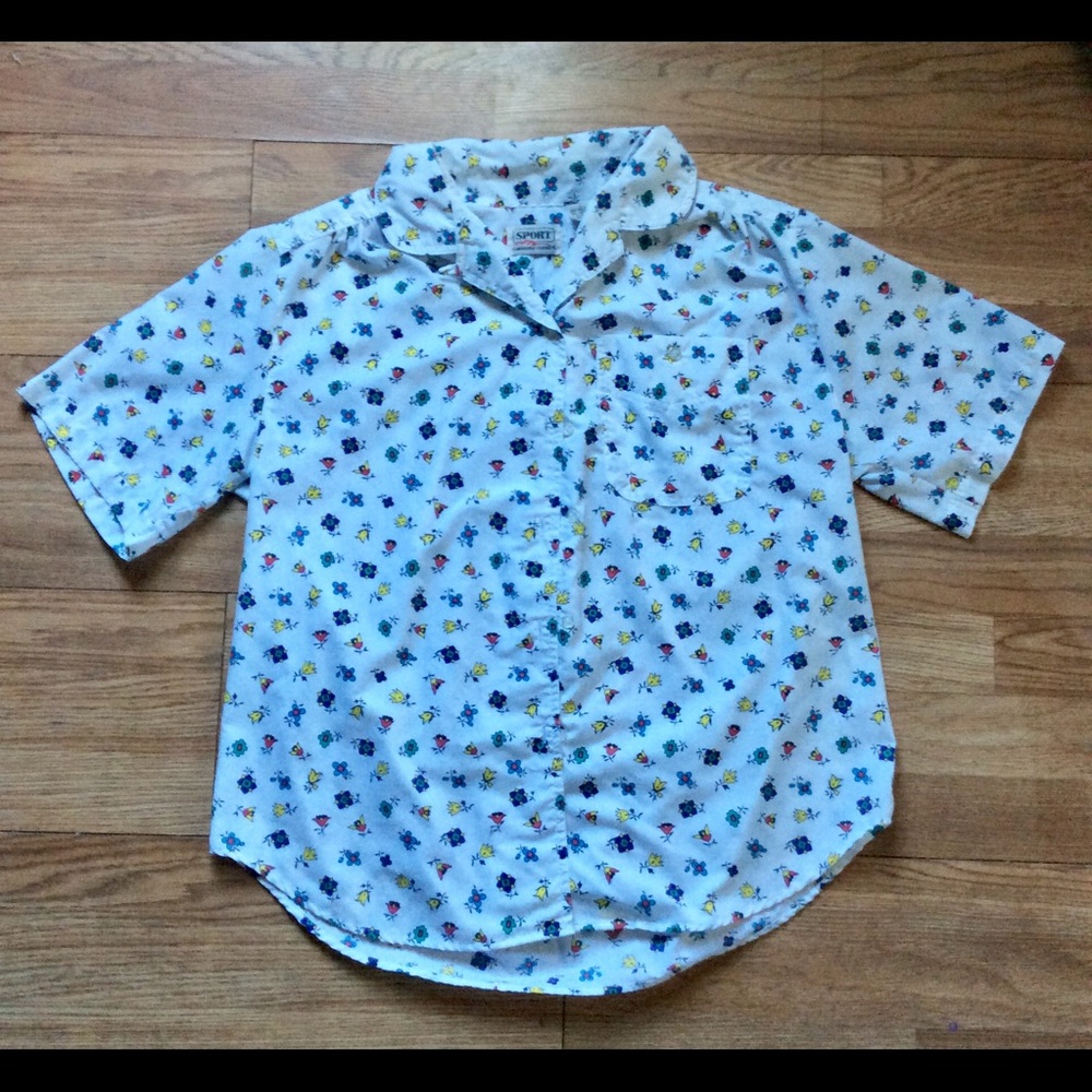 Vintage Carriage Court Sport Shirt L